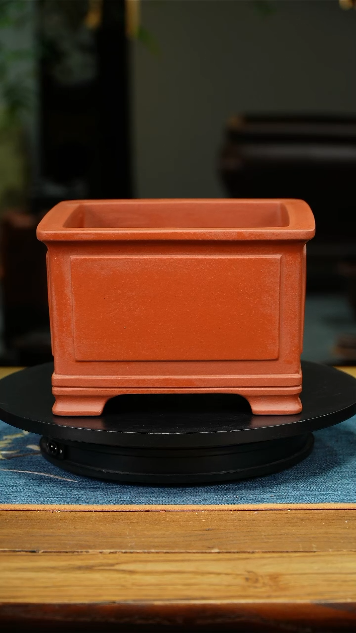 紫砂花盆巴**夫精品兰花盆微