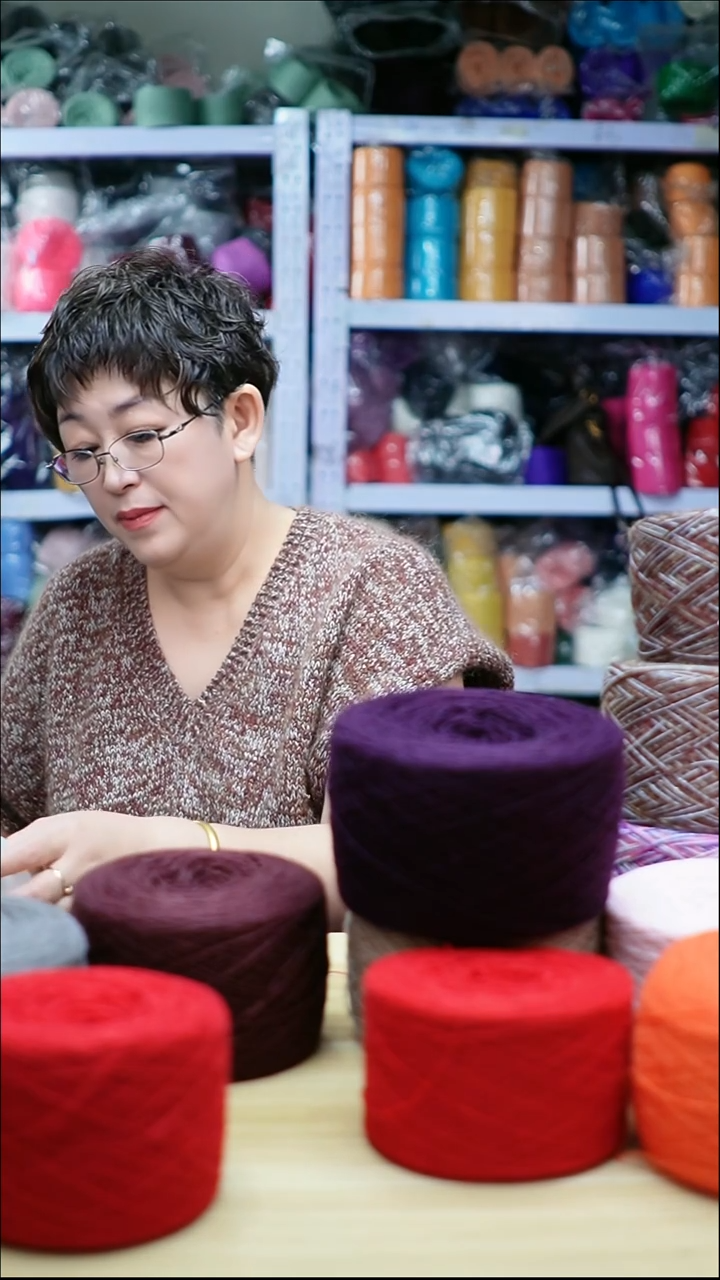 貂毛欢姐手编线A228