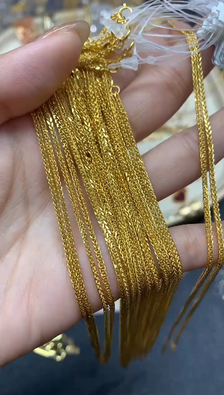 项链18K金50CM项链多样性发货一件A8|2480