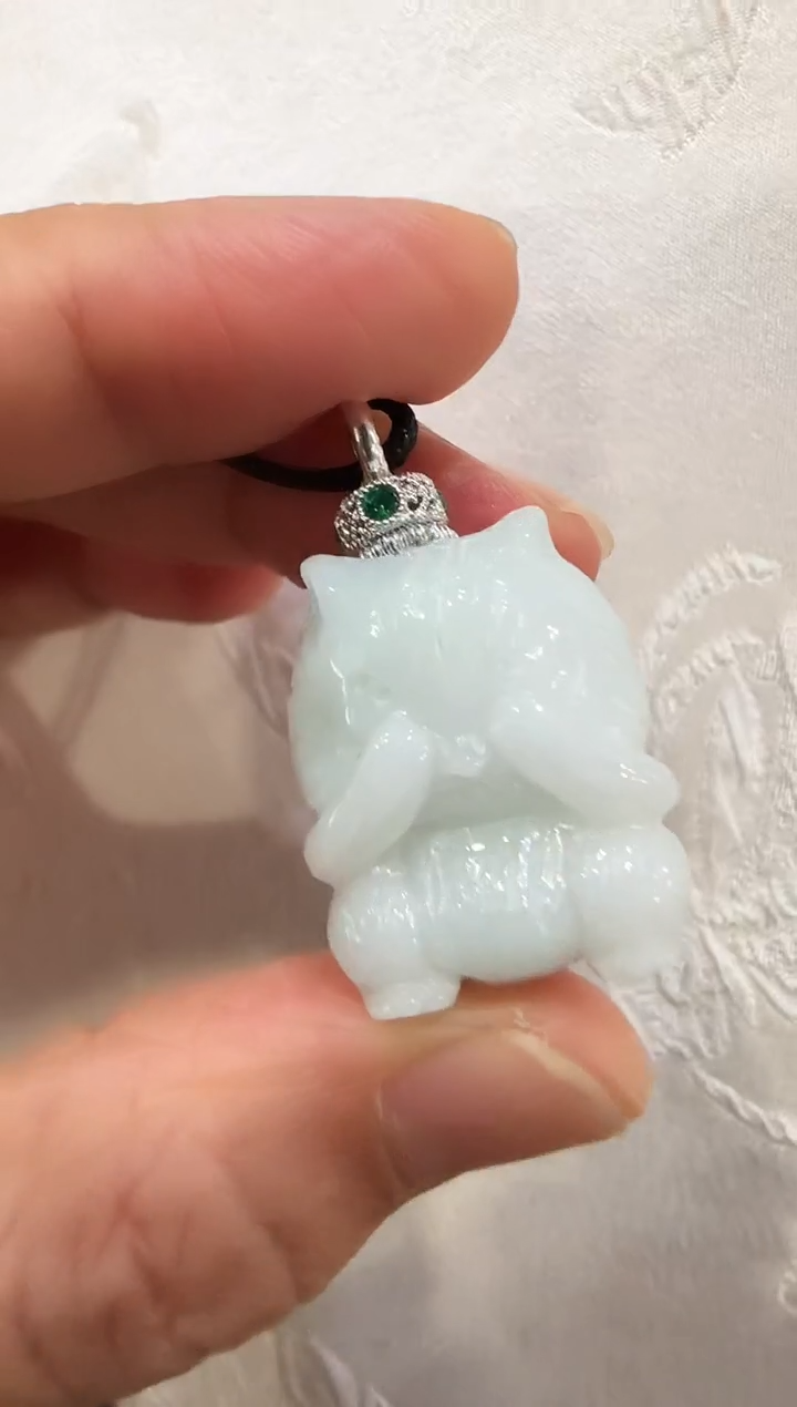 颈饰未镶嵌翡翠国风