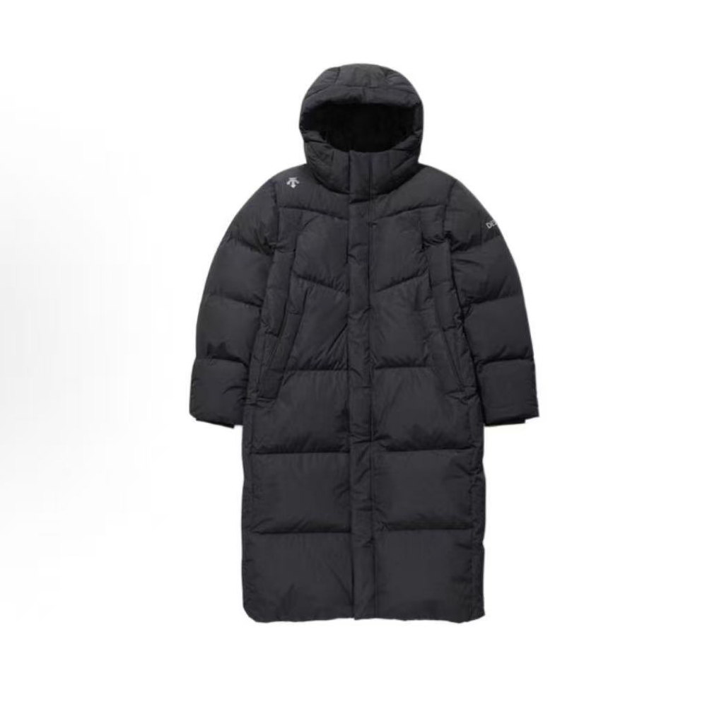 DESCENTE/迪桑特【韩国直邮】冬季长款连帽鹅绒羽绒服SP323SDJ91