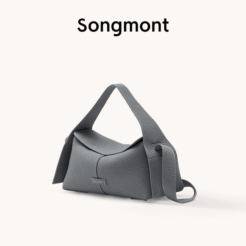 【赵丽颖同款】Songmont山下有松小中号挂耳屋檐包hobo包