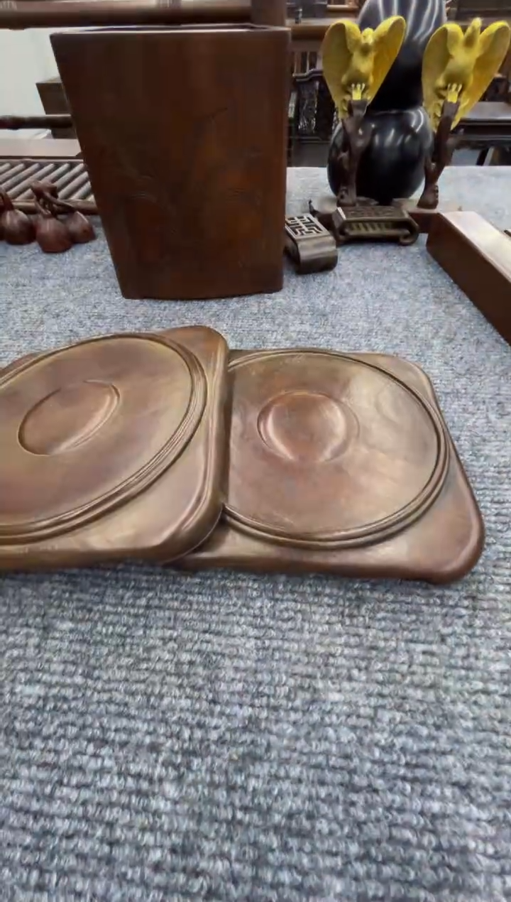 【闪购商品】木底座一对（收古藏今）