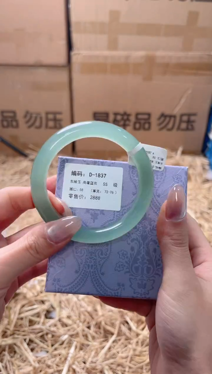 未镶嵌手镯石英质玉D-1837