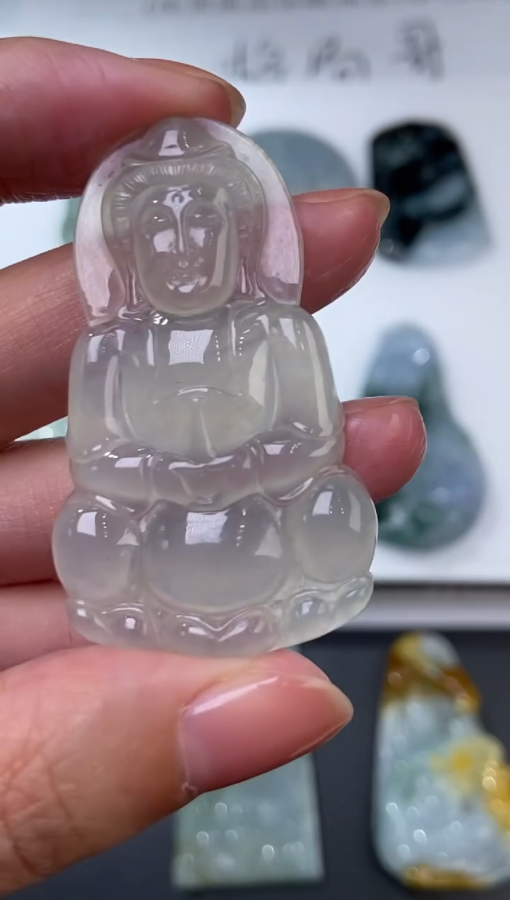 未镶嵌挂件翡翠374910   多人