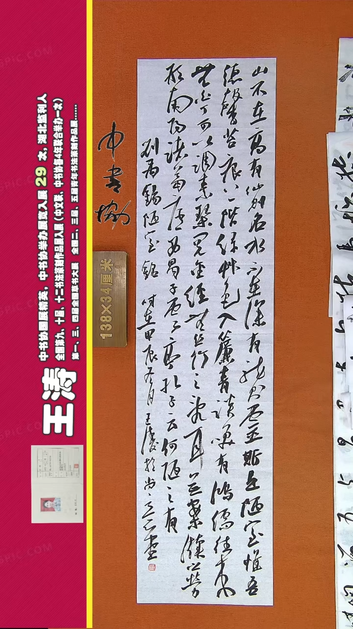 【闪购商品】书法146D王涛书法作品