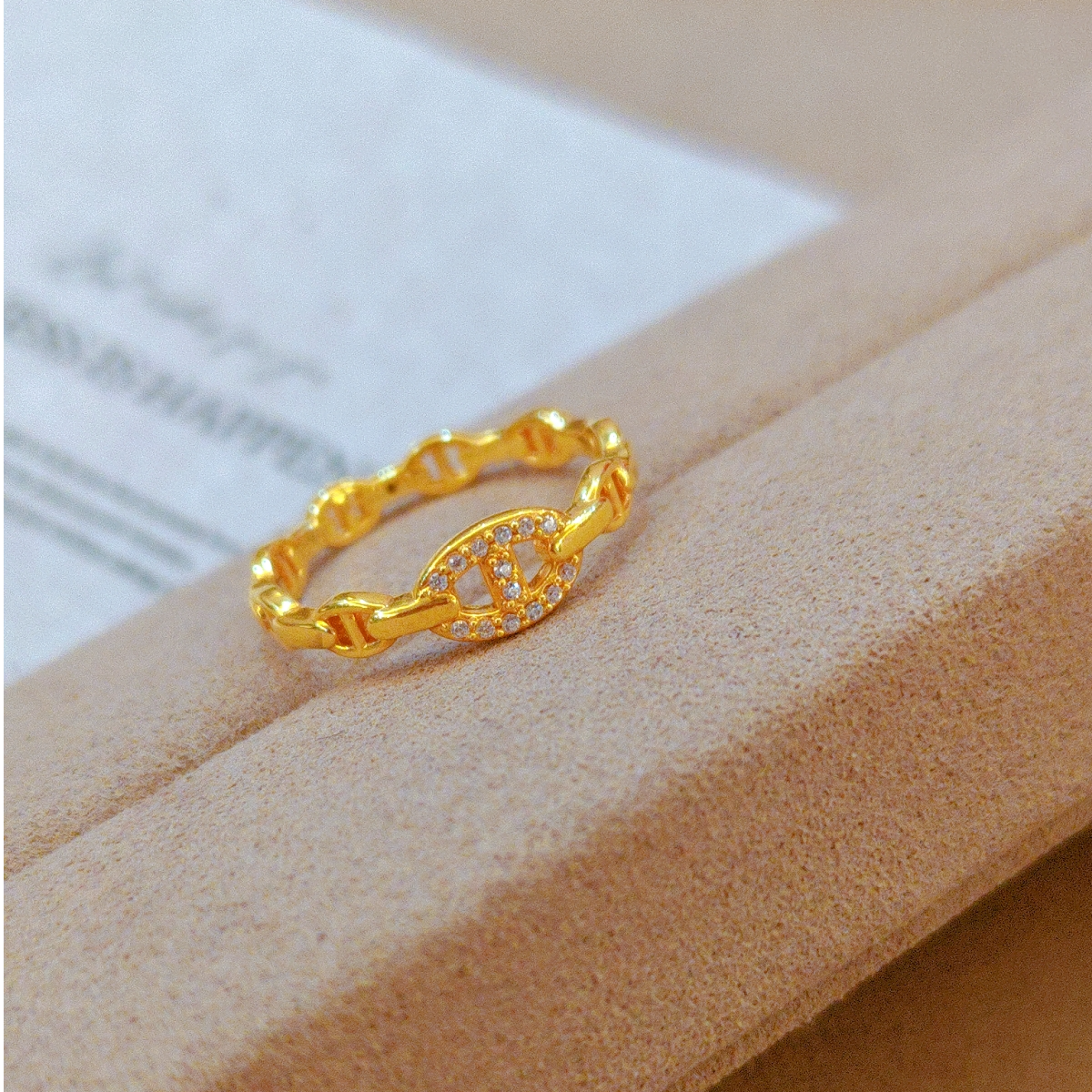 【琪琪专享】足金999 大猪鼻子戒指 6D工艺 双12大促