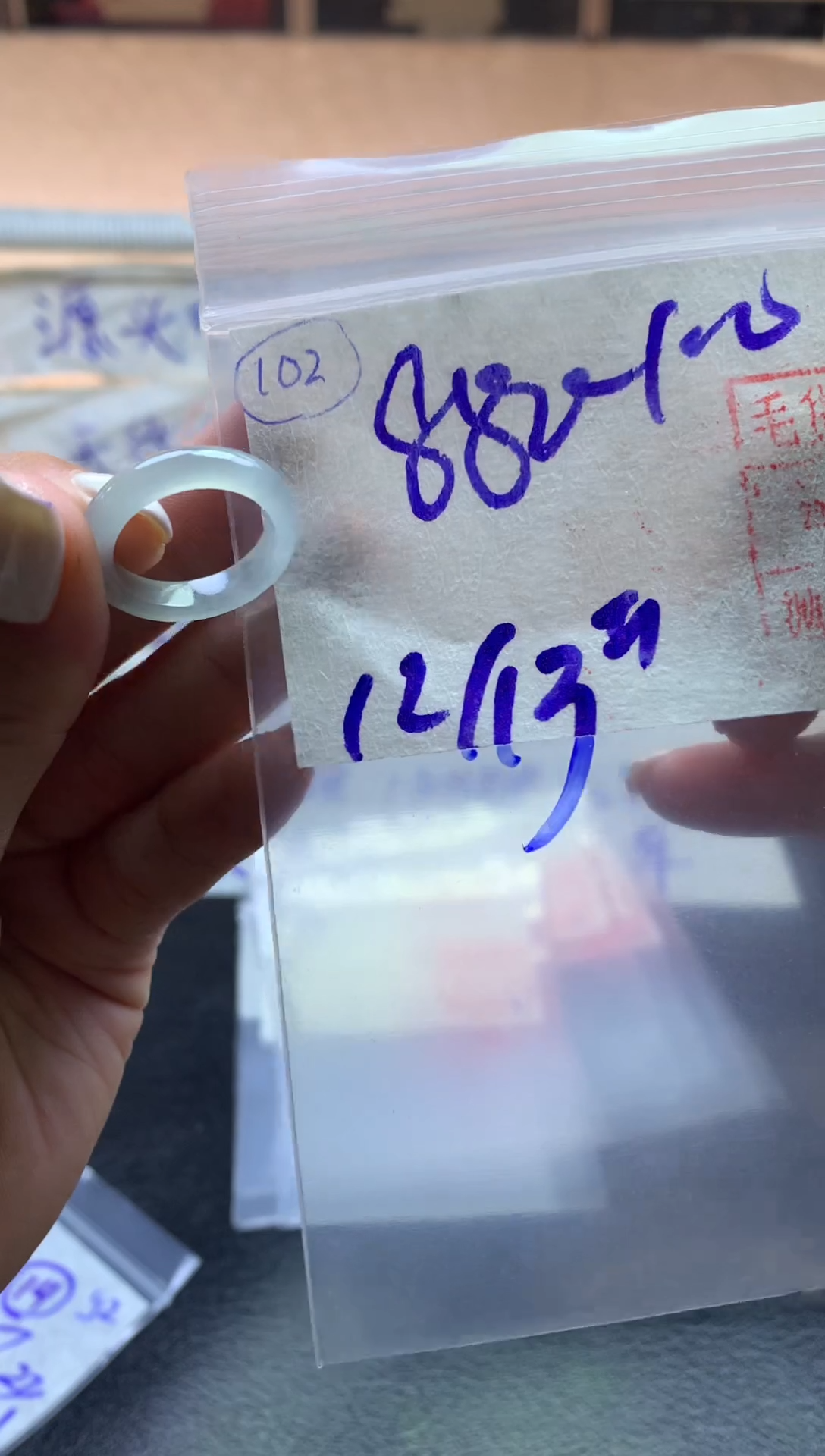 【闪购商品】定制翡翠未镶嵌戒圈1213-890元毛货需精抛光发