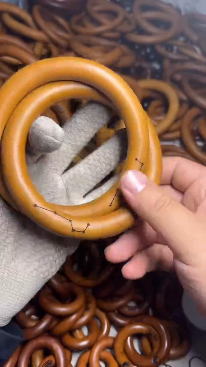 【闪购商品】枣木雷击枣木乾坤圈内径85一物一拍