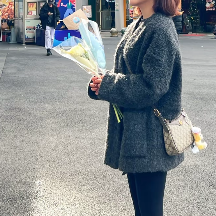 新款经典老花麻将包腋下包潮流百搭真皮单肩包