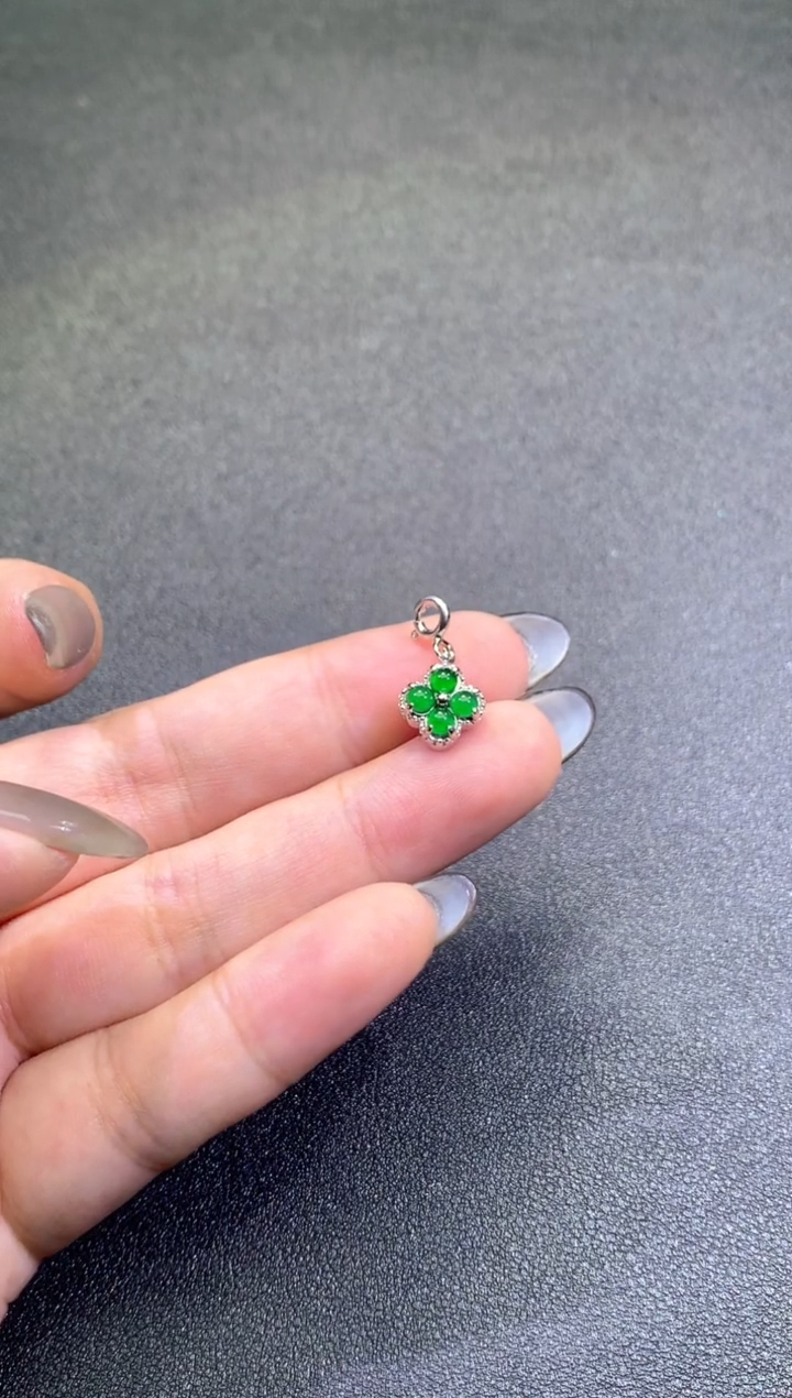 【闪购商品】翡翠挂件未镶嵌滴流-17