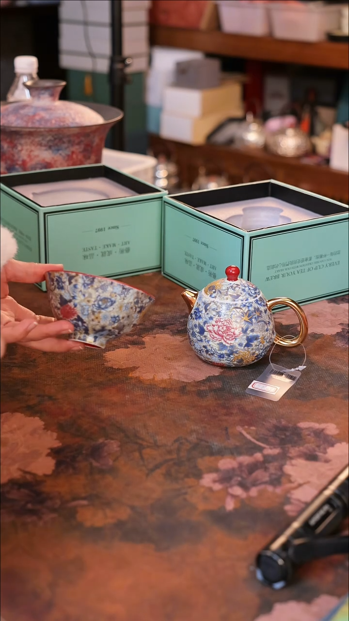 【闪购商品】陶瓷茶具（无礼盒无茶盘）@@A11038