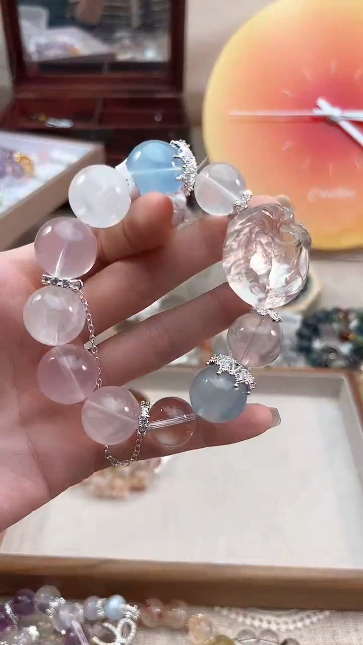 【闪购商品】水晶手链未镶嵌多样性发货发其一颜色微差