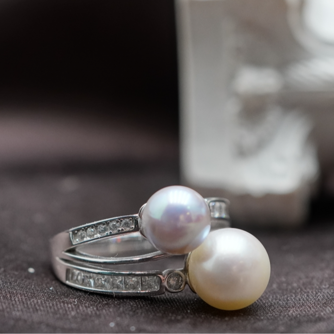s925海水珍珠戒指 DO060910