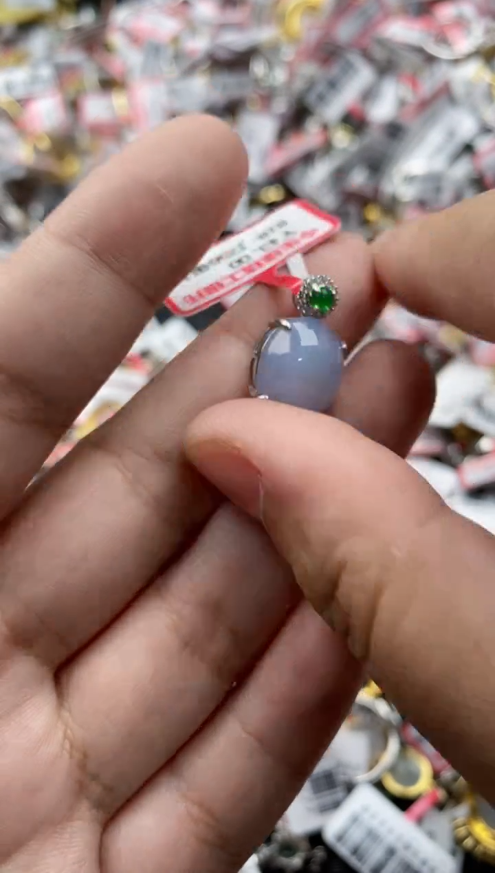 【闪购商品】翡翠戒指银S925镶嵌33333---4