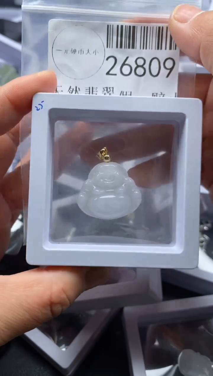 【闪购商品】翡翠吊坠(不含链)未镶嵌26809