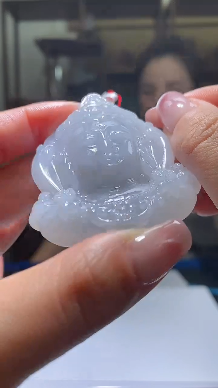 【闪购商品】定制翡翠未镶嵌35/0213/W/佛