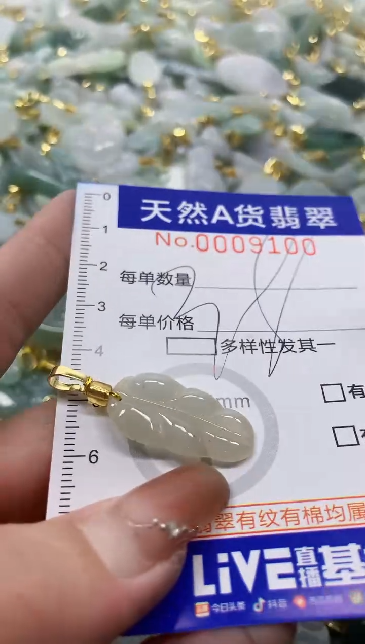 颈饰未镶嵌翡翠天然A货翡翠