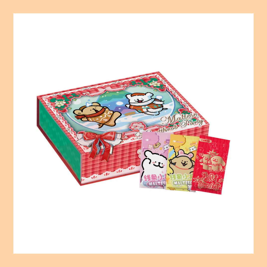 【拼图/UR+2】心动文创线条狗卡牌盲盒（国卡）