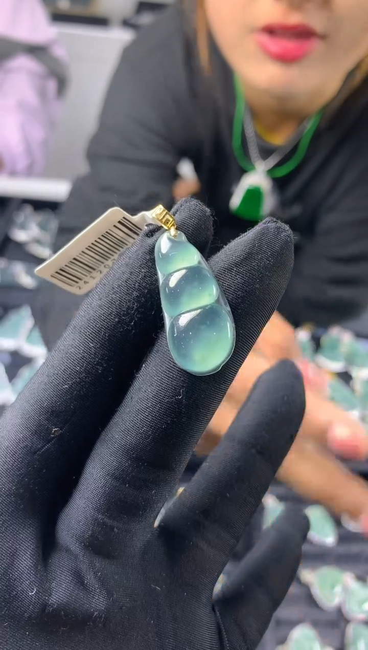 【闪购商品】定制翡翠18K金镶嵌72定制翡翠-多样性发货（发其一）