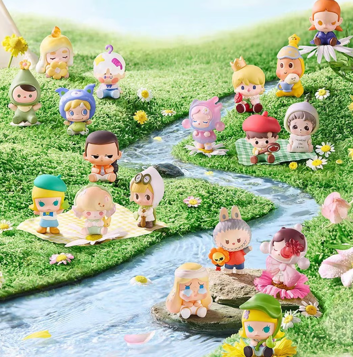 【耀祖拆盒】 萌粒跟我去郊游系列公仔盲盒摆件