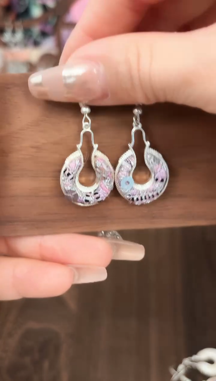 织绣非遗艺枝独秀老绣饰品255