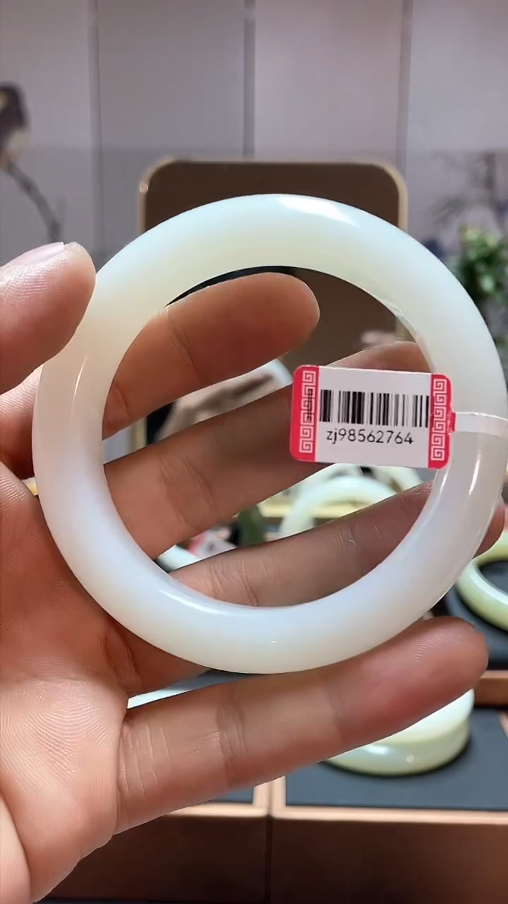 【闪购商品】和田玉手镯未镶嵌60白玉98562764