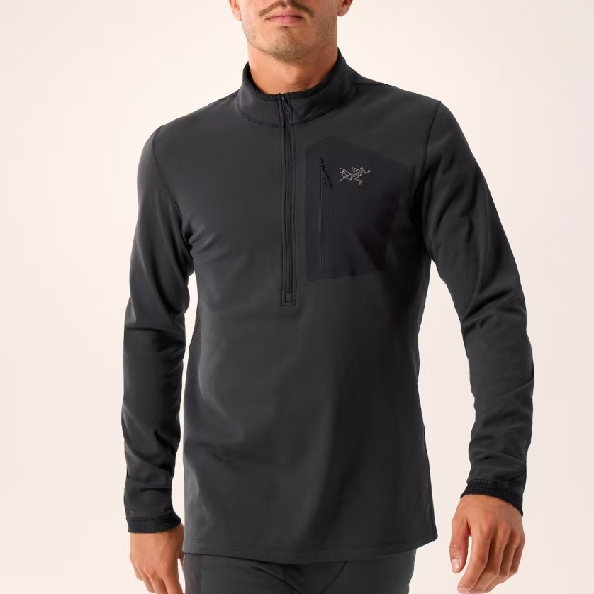 香港直邮/ARC'TERYX/始祖鸟Rho SV Zip Neck男款立领抓绒衣X9922