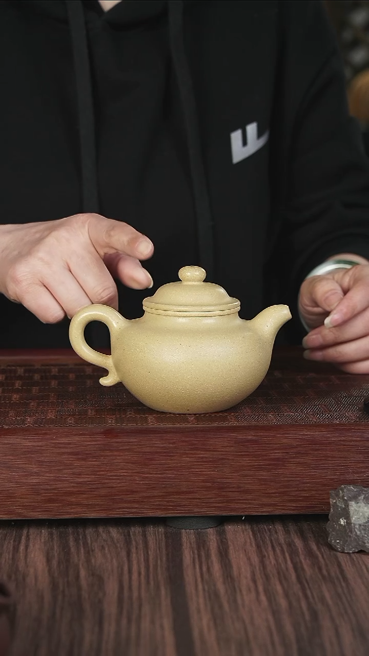 紫砂茶壶新品 本绿  莲子