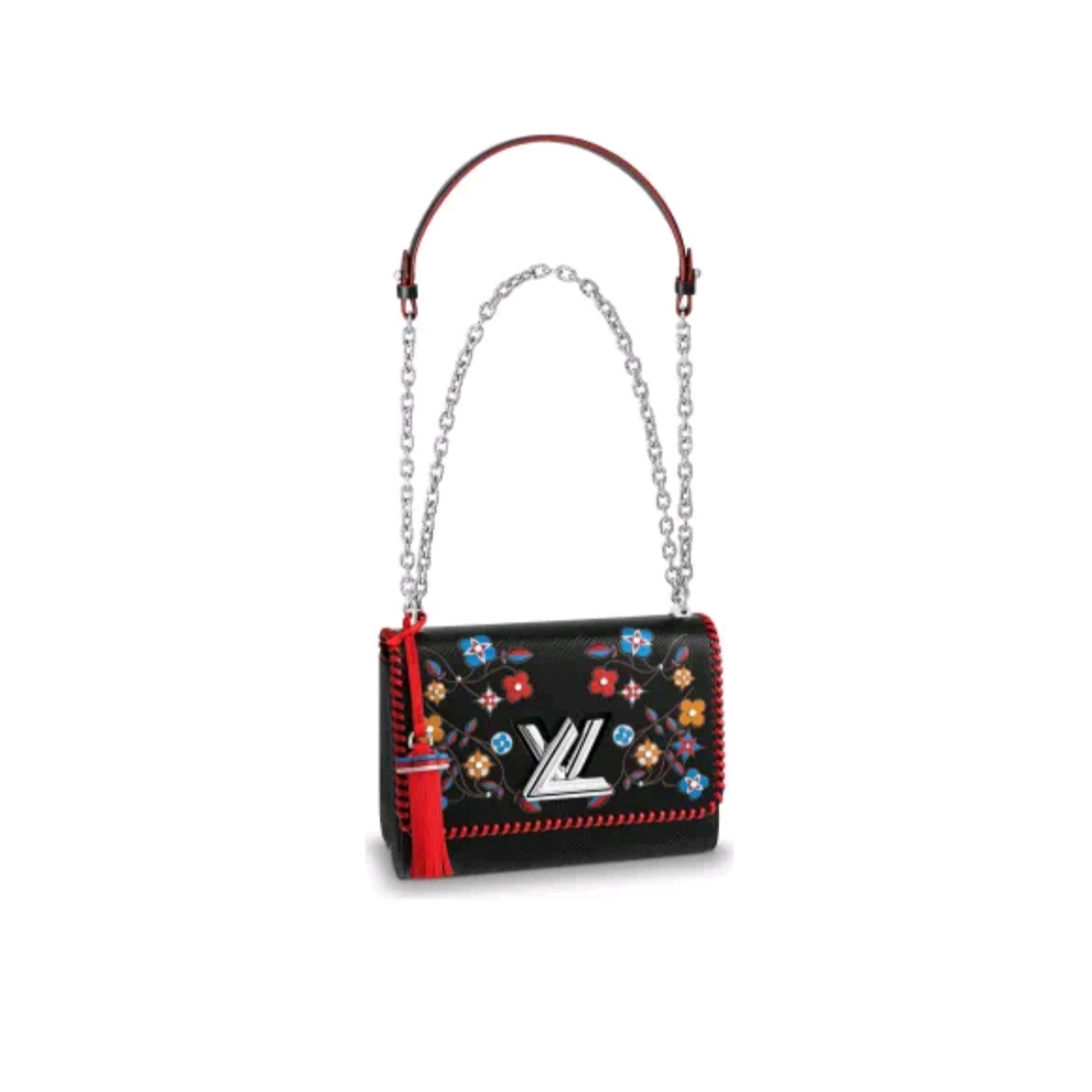 95新 LouisVuitton/路易威登 lv 黑色twist水波纹单肩包 11595888