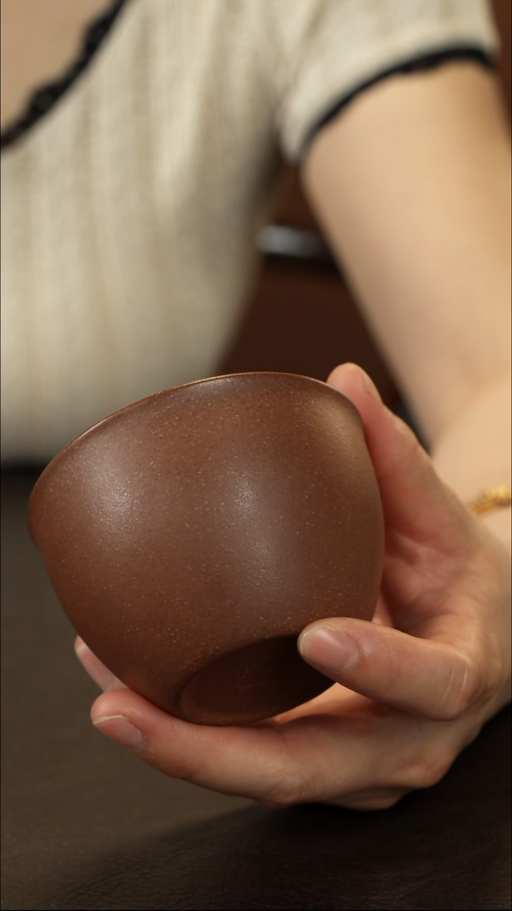 茶杯紫砂直播福利老段泥主人杯