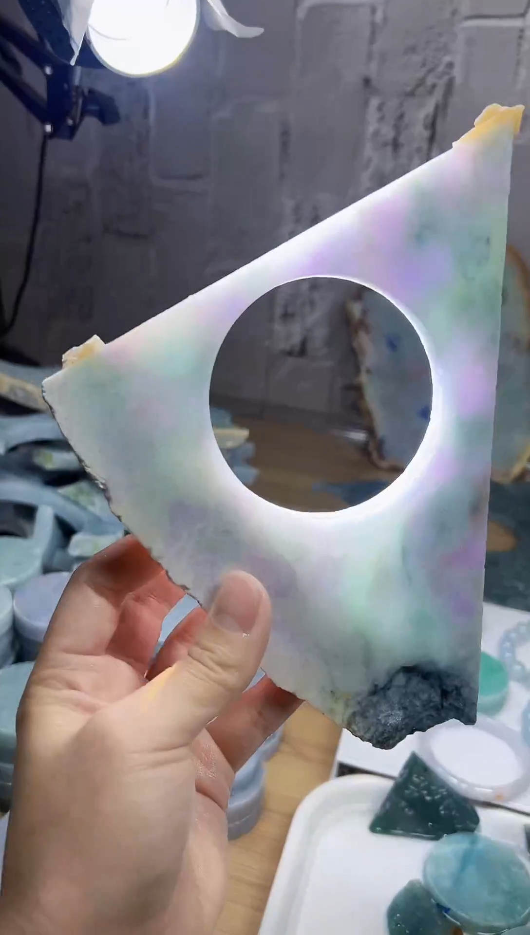 裸石翡翠天然翡翠A货余 南 745