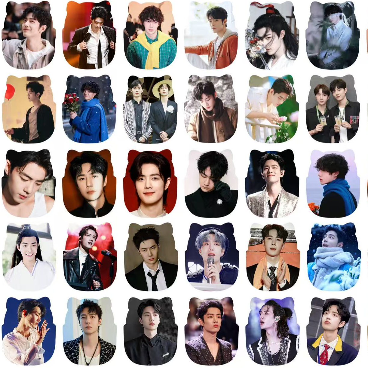 （麦当劳小滴胶）肖战王一博博肖明星周边