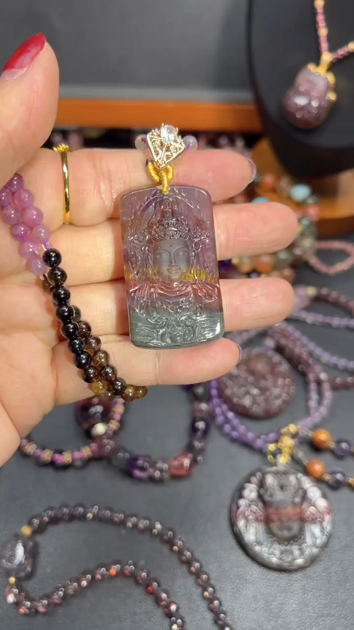 【闪购商品】水晶颈饰未镶嵌【百晶灵儿】天然水晶定制款