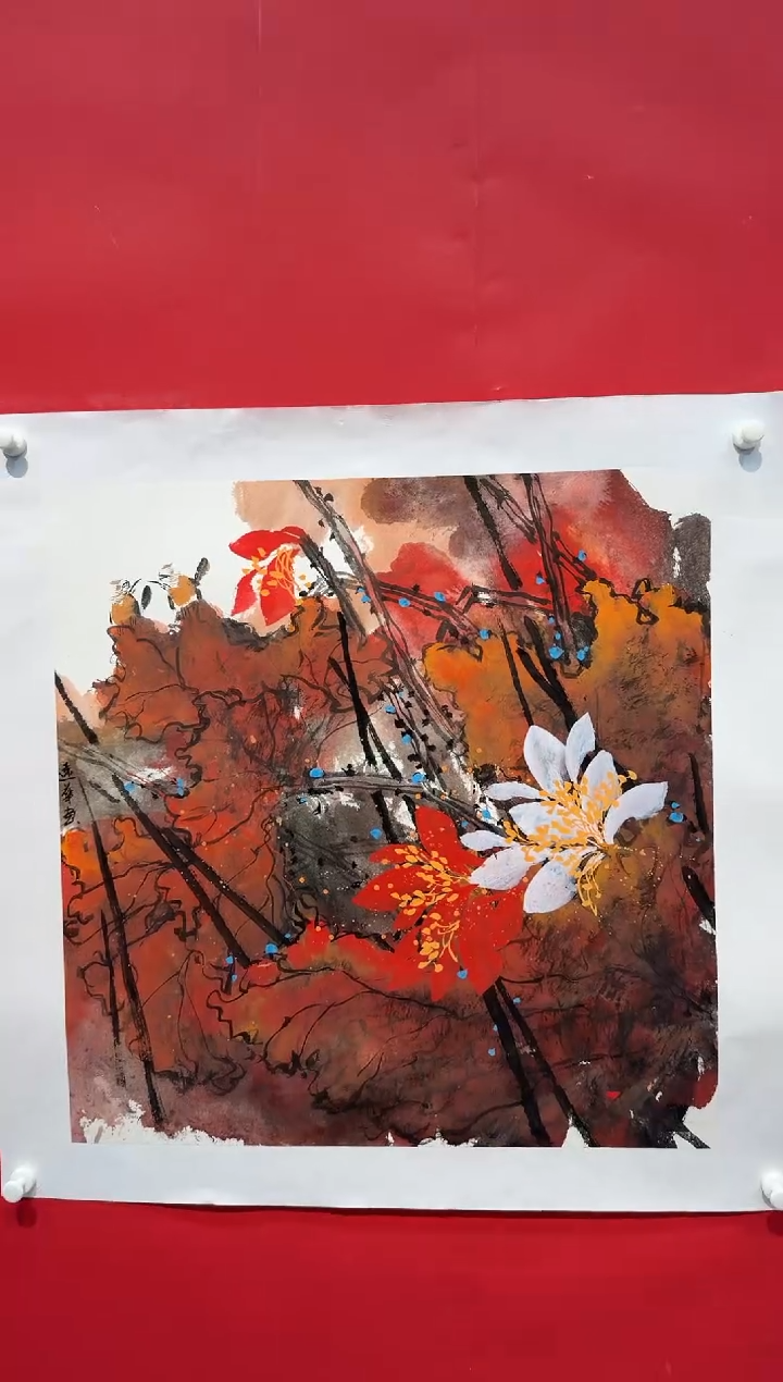 国画画家陆远华纯手绘原作