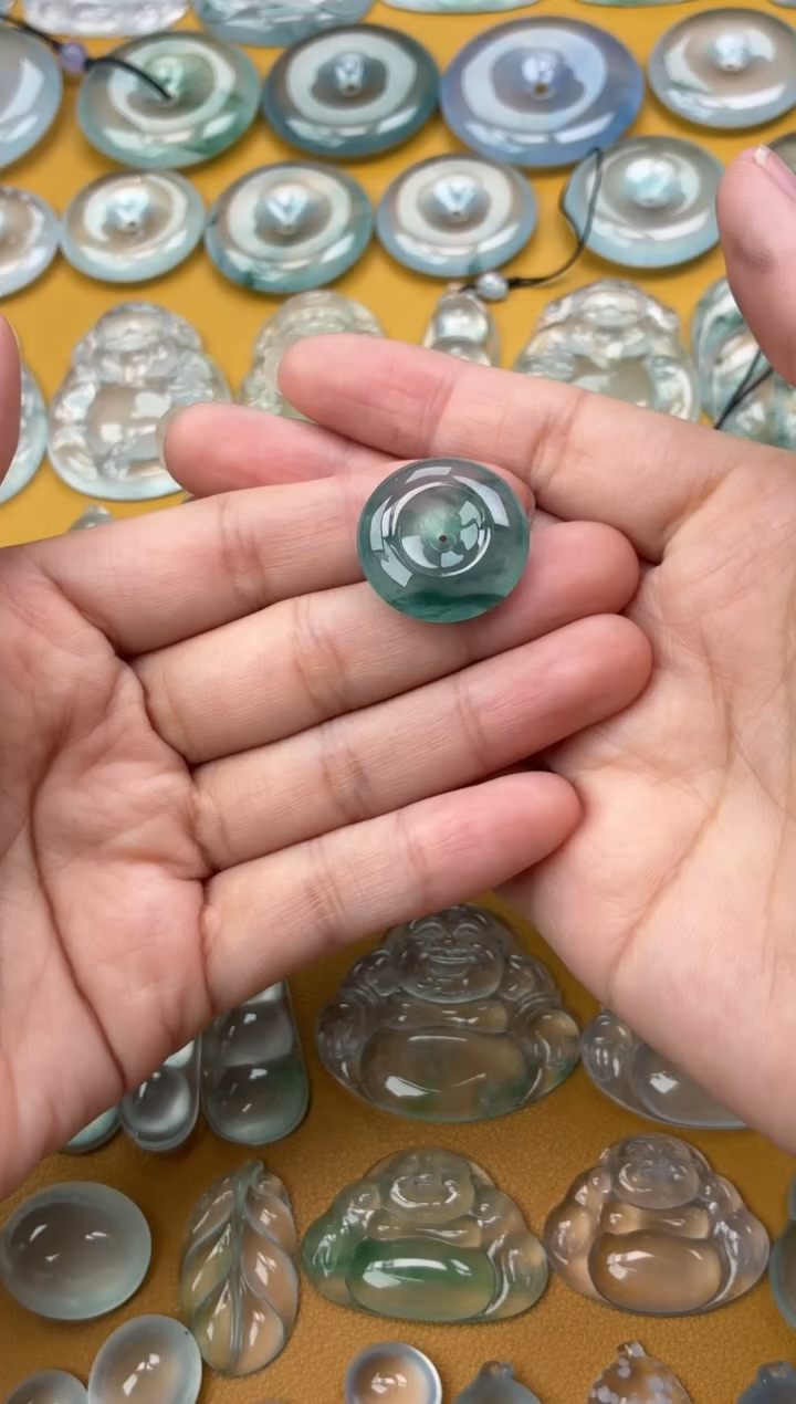 吊坠(不含链)未镶嵌翡翠14 平安扣 21.8 5.9