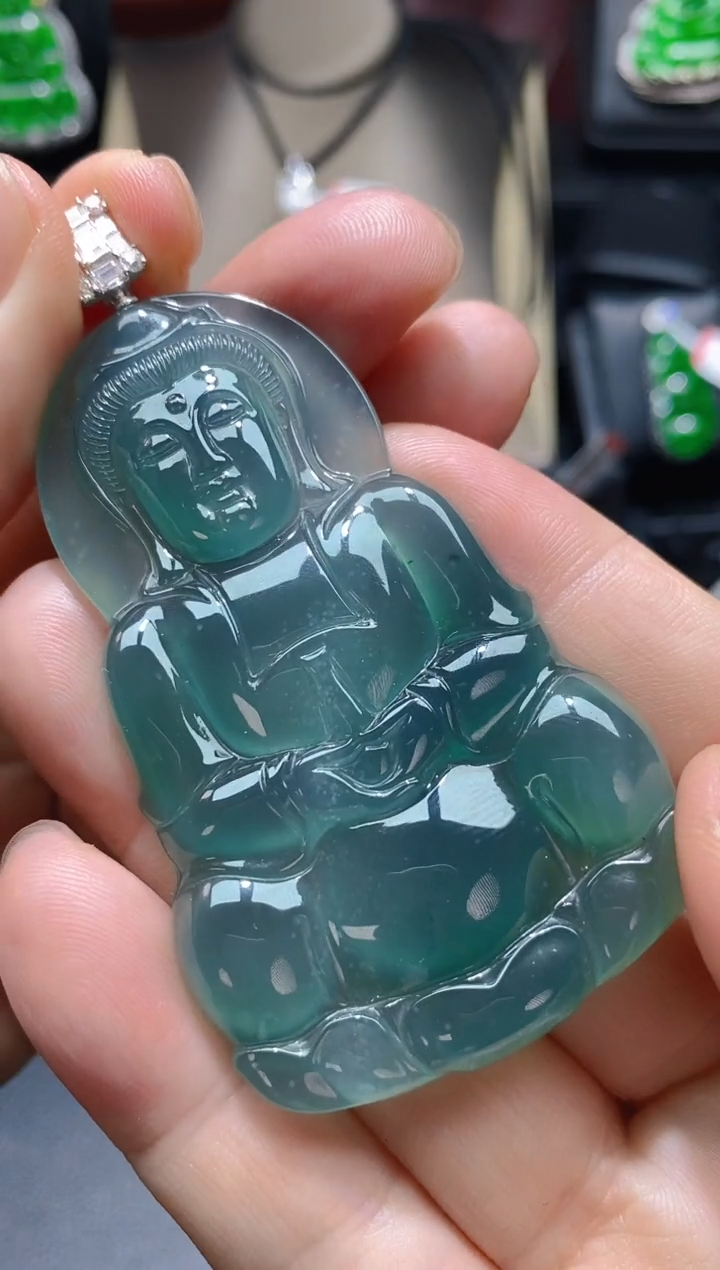 【闪购商品】翡翠颈饰未镶嵌天然A货翡翠v20