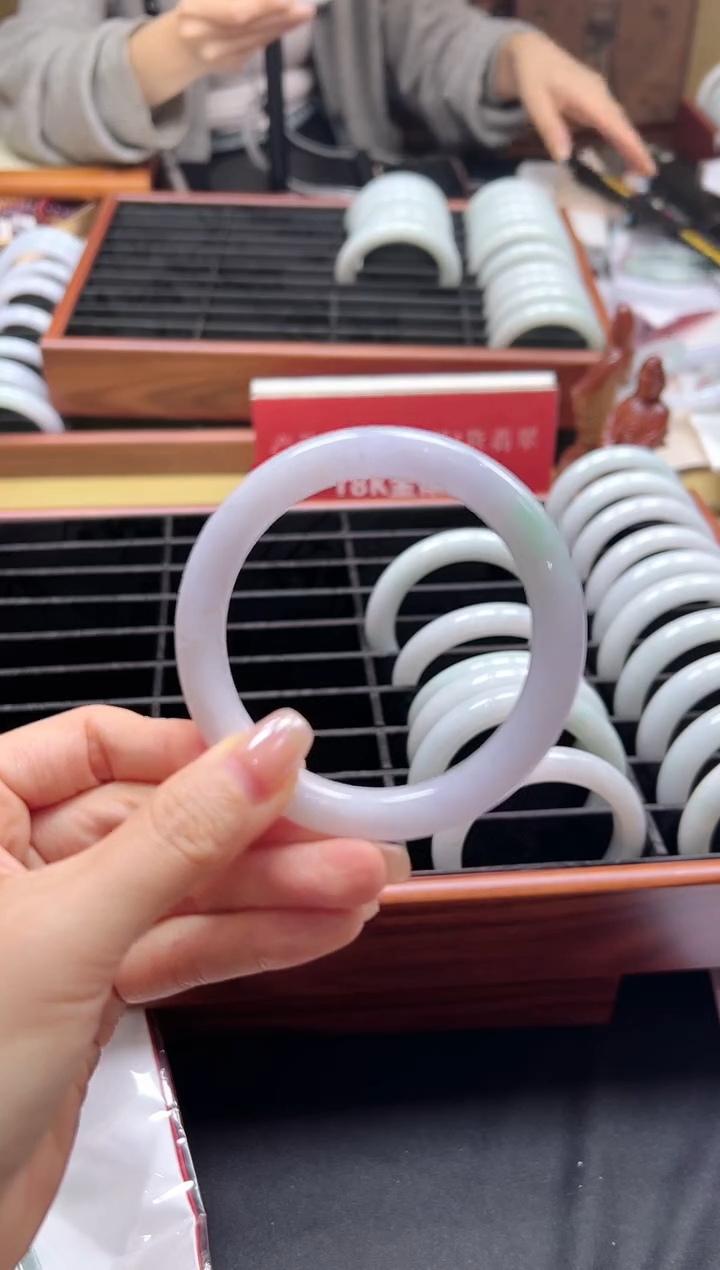 翡翠未镶嵌手镯TS0319-2/57圈