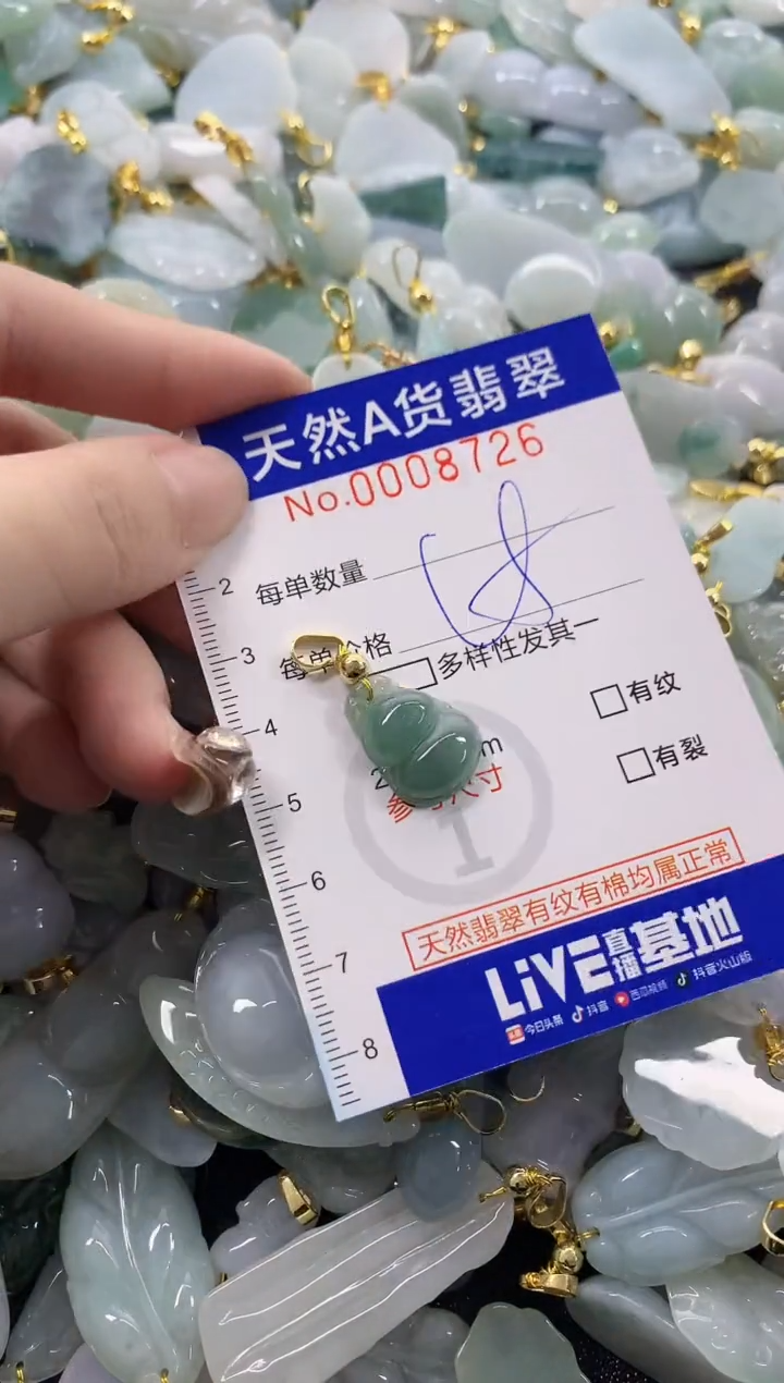 颈饰未镶嵌翡翠天然A货翡翠