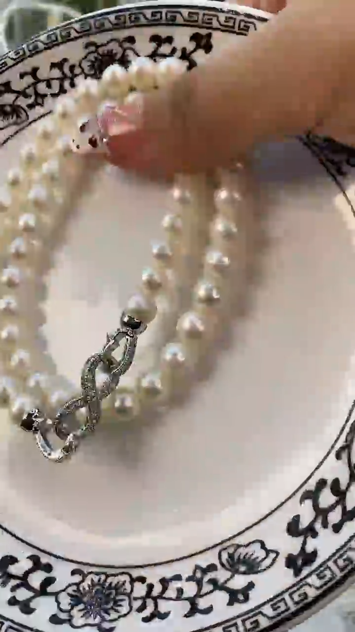 【闪购商品】淡水珍珠项链合金3