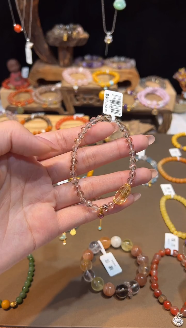 未镶嵌手链水晶手饰@@F5739