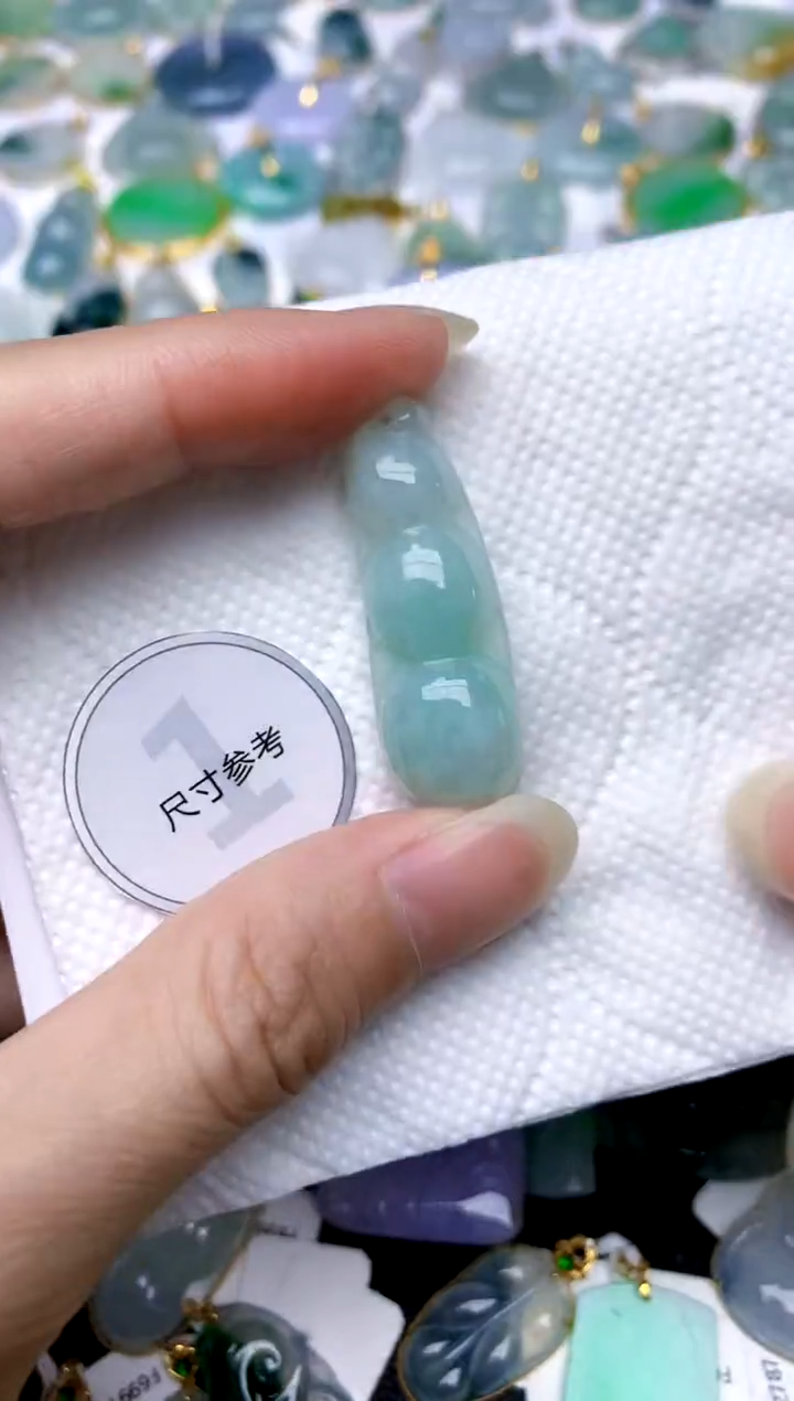 颈饰未镶嵌翡翠天然A货翡翠