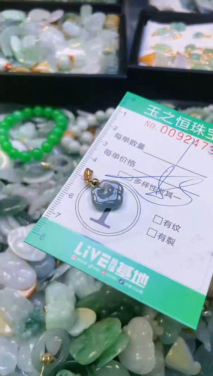 翡翠未镶嵌颈饰闪购0092473多样性发其一
