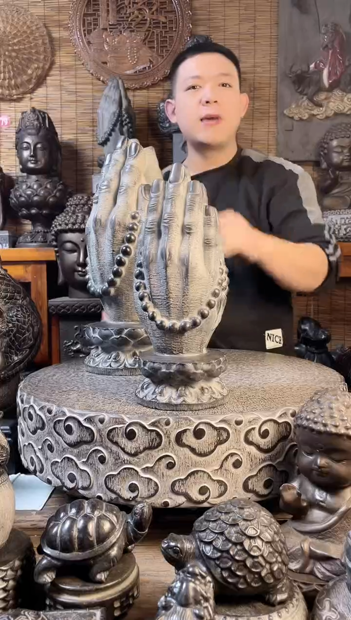 【闪购商品】34佛手天然青石雕刻