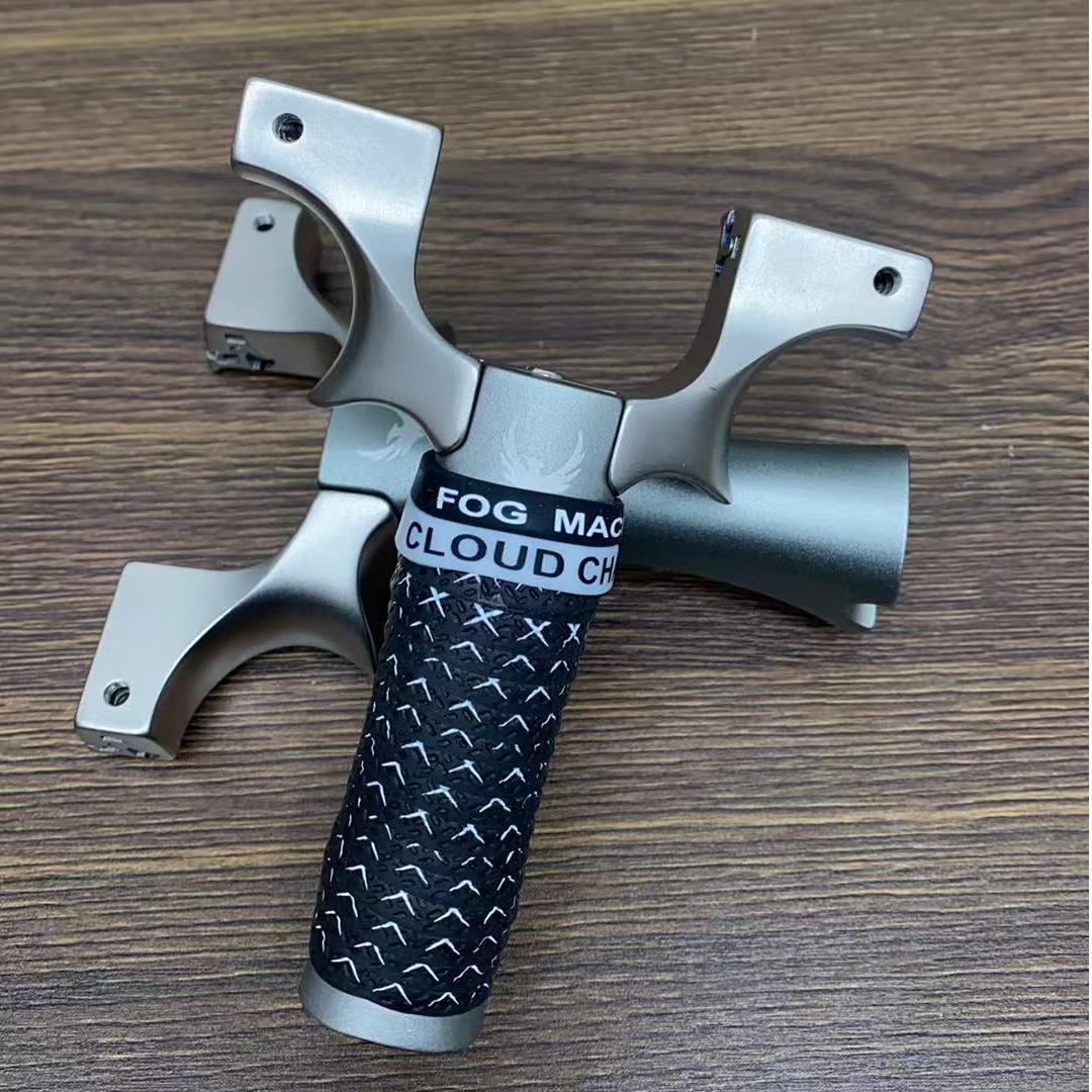 【火狼正品】高背鸡王二代弹架正品440C不锈钢龙齿快压卡扣弹弓