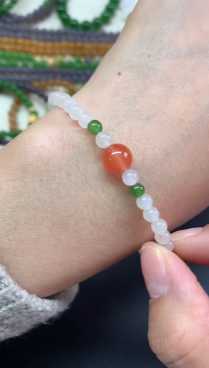【闪购商品】和田玉手串未镶嵌A4|158