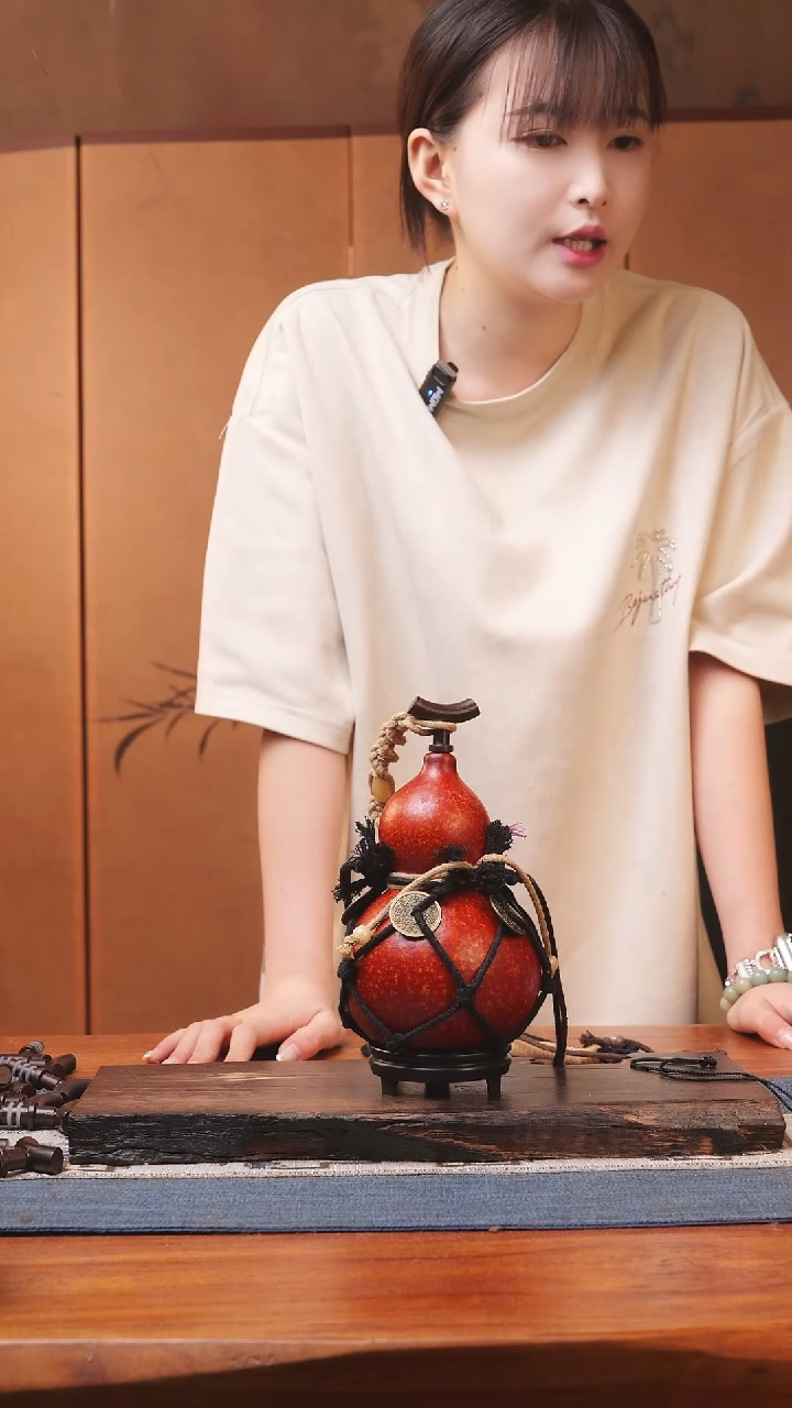 1759号精品大漆葫芦防腐防渗装水茶酒