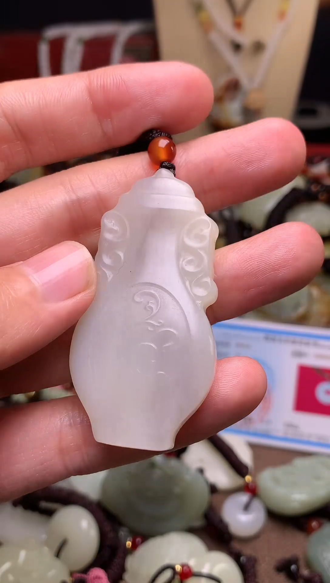 颈饰未镶嵌和田玉新疆料青海料清水和田玉吊坠