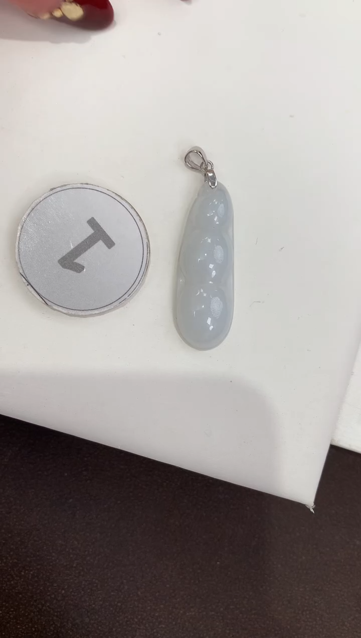 颈饰银S925镶嵌翡翠天然缅甸a货翡翠