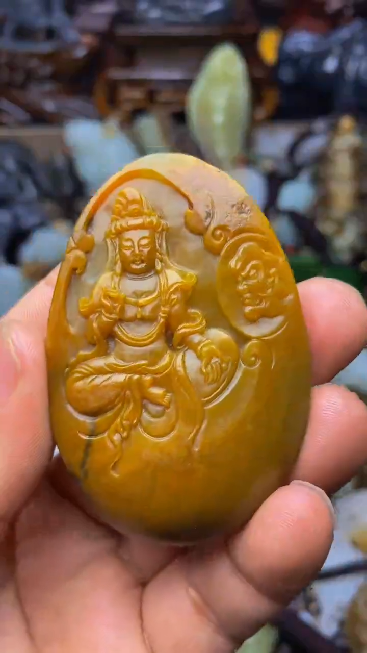 【闪购商品】和田玉挂件未镶嵌1